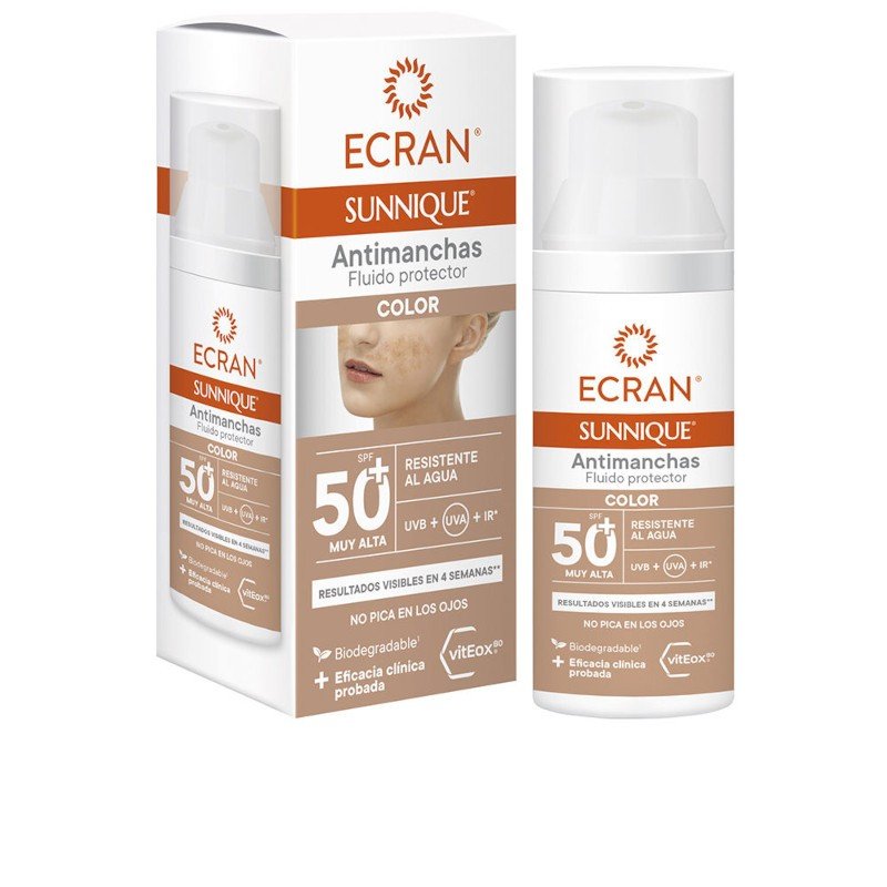 Ecran Sunnique Antimanchas Color Spf50+ 50 ml-1