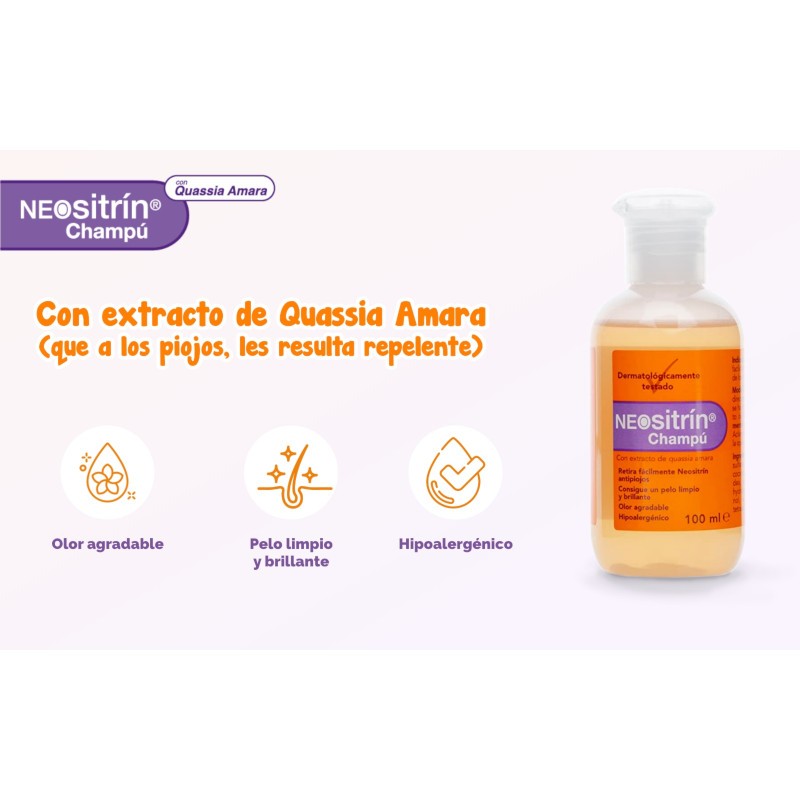 NEOSITRIN Champú Antipiojos 100ml-4
