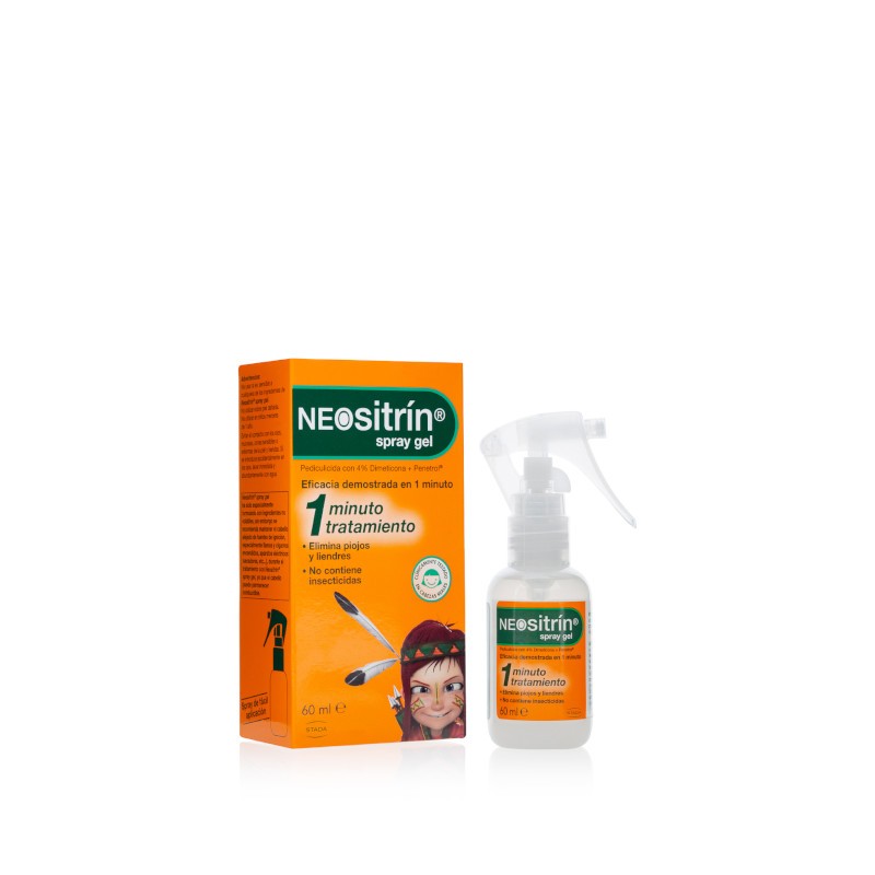 NEOSITRIN Spray Gel Líquido Antipiojos 60ml-2