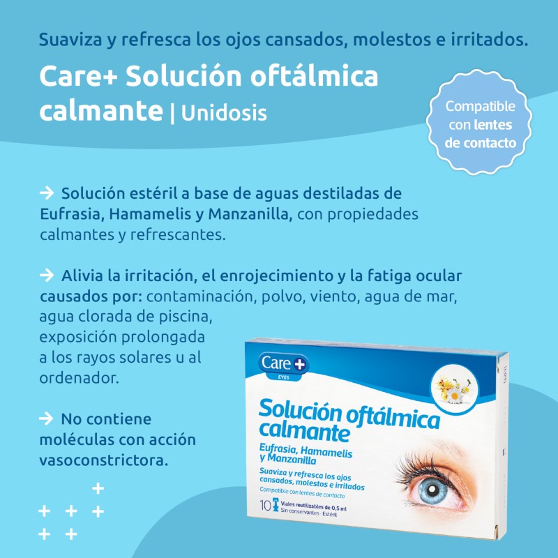 CARE+ Solución Oftálmica Calmante 10x0,5ml-3