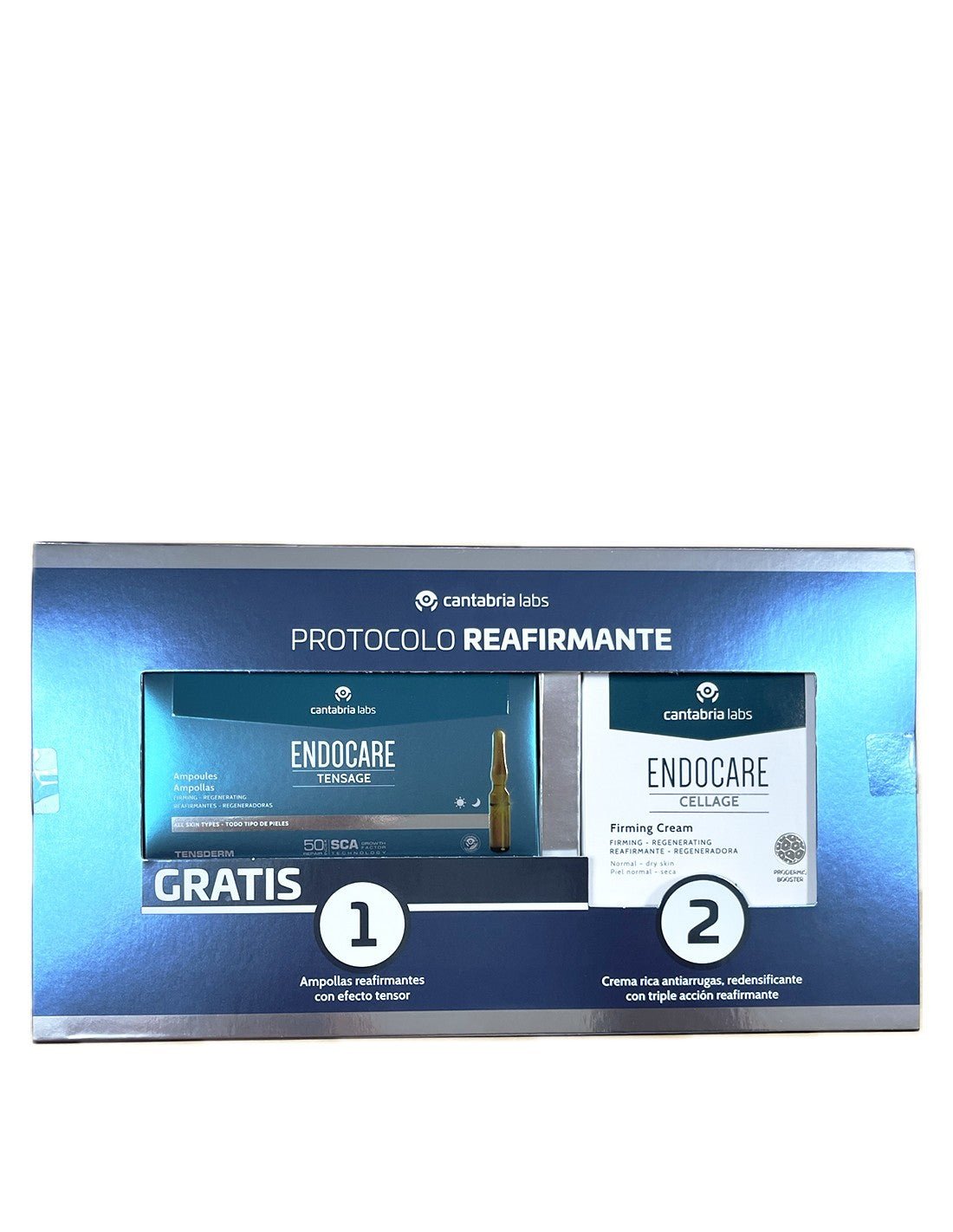 Pack Endocare Protocolo Reafirmante Tensage 20 Ampollas + Crema Cellage-1