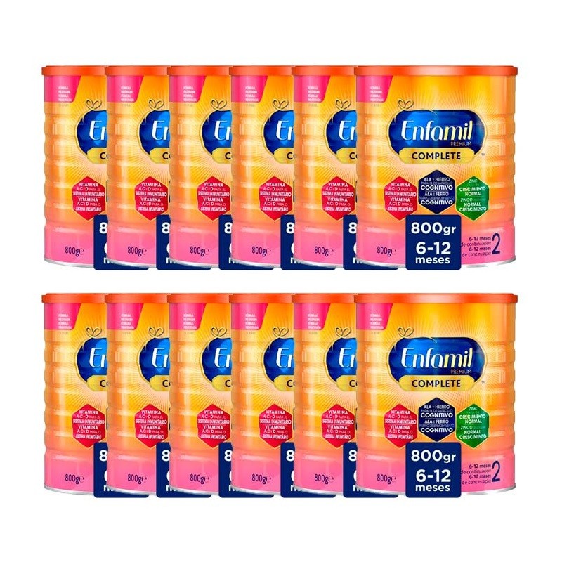 ENFAMIL Complete 2 Leche de Continuación PACK AHORRO 12x800gr-1