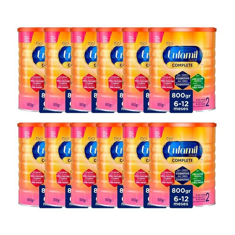 ENFAMIL Complete 2 Leche de Continuación PACK AHORRO 12x800gr-1