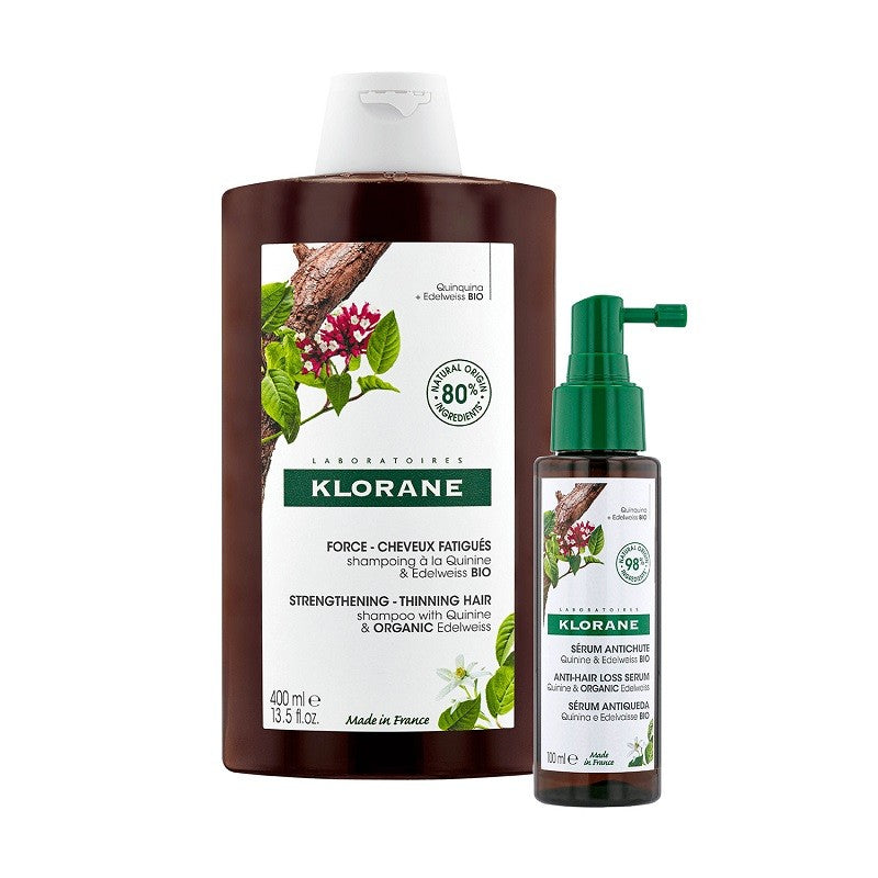 KLORANE Pack Anticaída Cabello a la Quinina-1