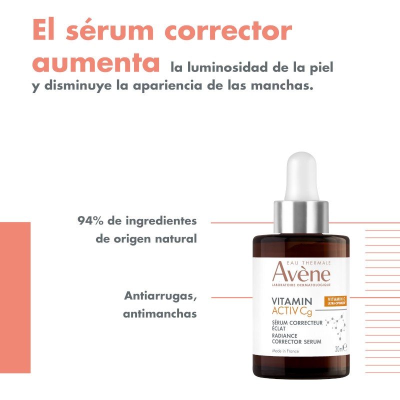 Avène Vitamin Activ Cg Sérum Luminosidad Corrector 30ml-4
