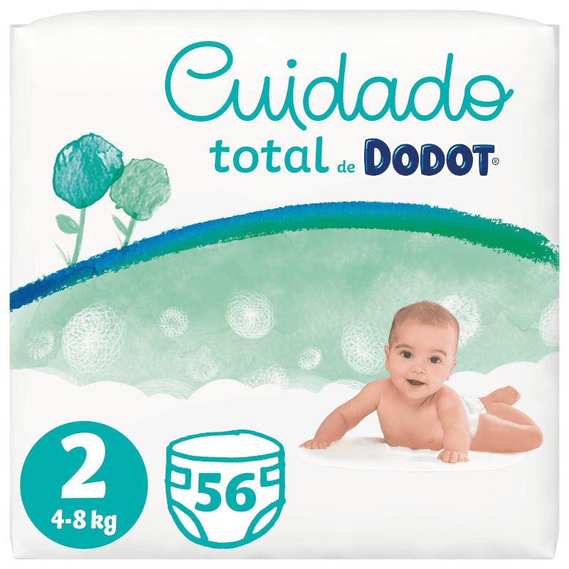 DODOT Cuidado Total Pañales Talla 2 (4-8kg) 56 unidades-8