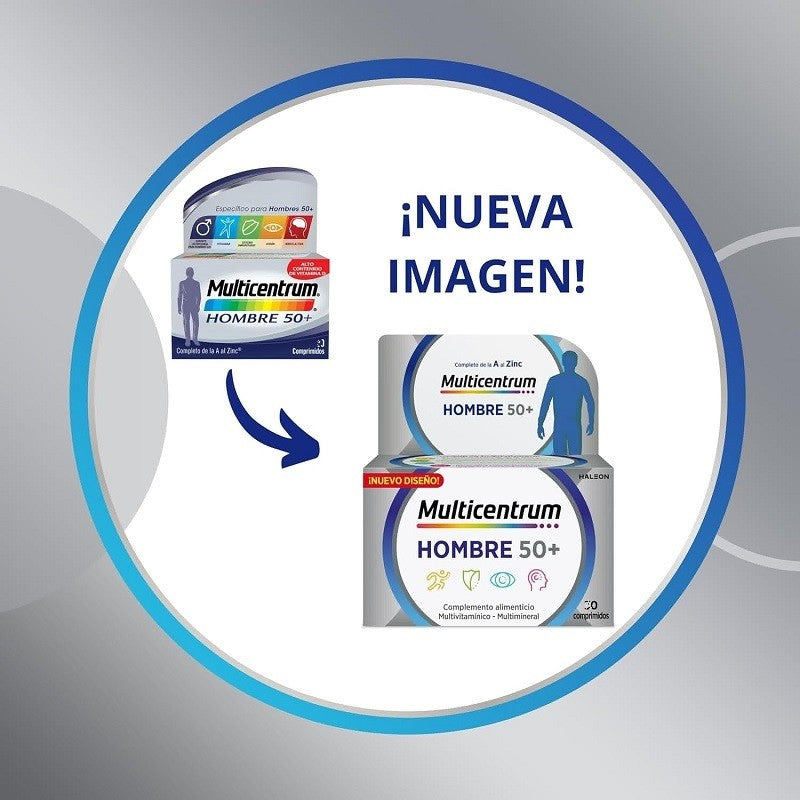 MULTICENTRUM Hombre 50+ (90 Comprimidos)-2