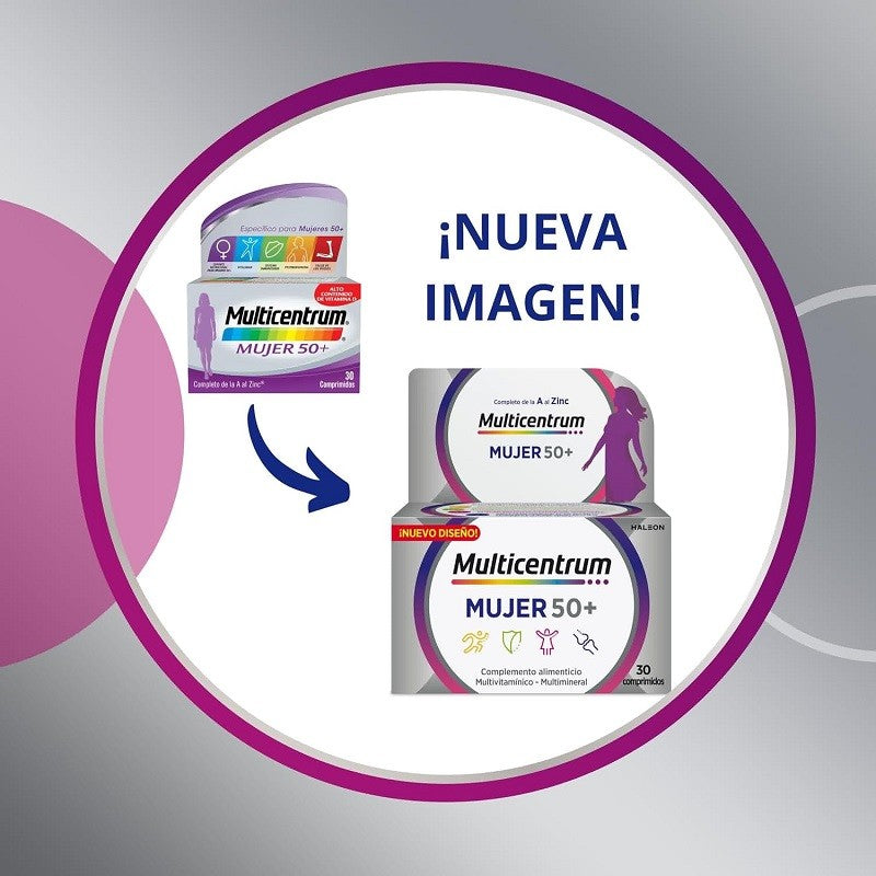 MULTICENTRUM Mujer 50+ (30 Comprimidos)-2