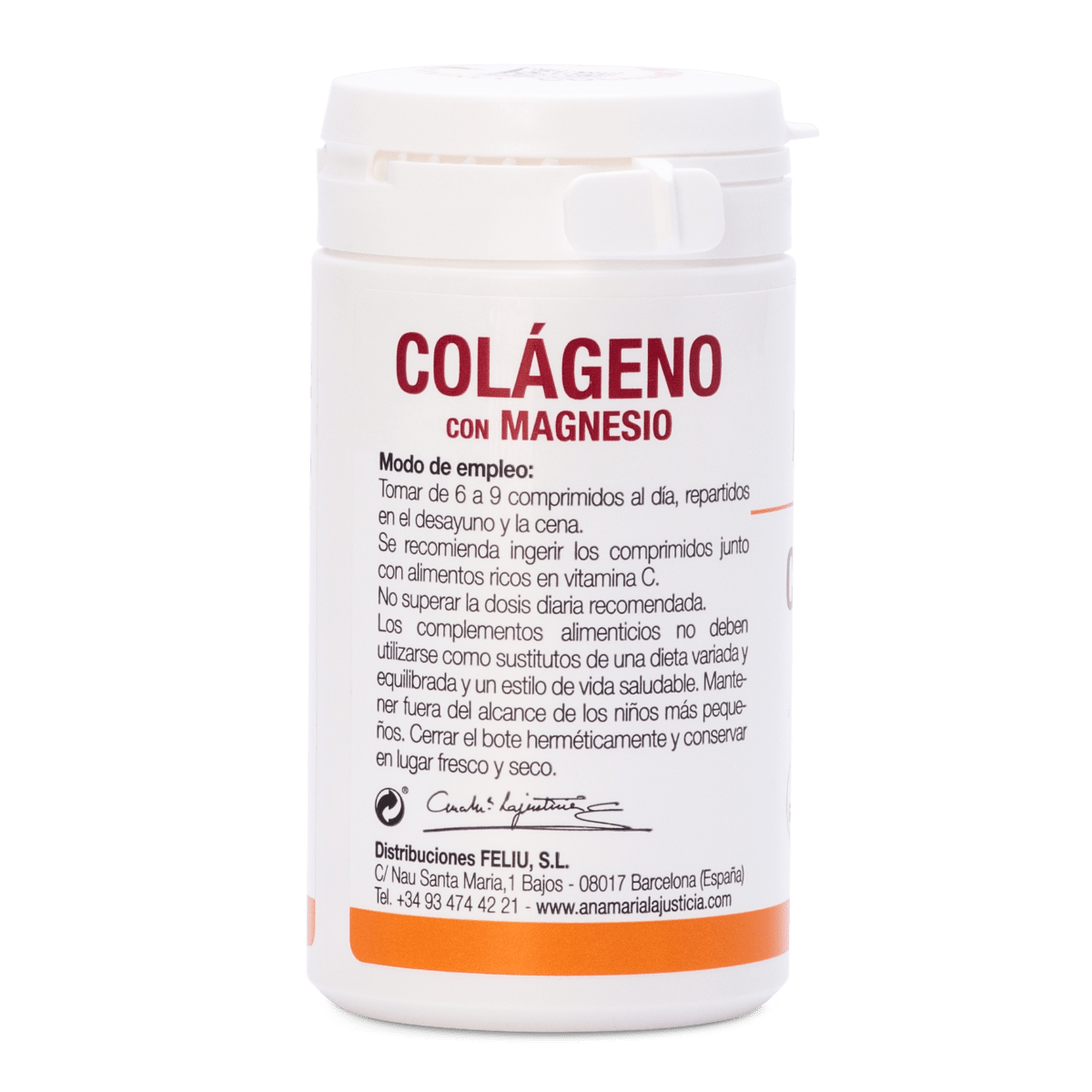 Ana María Lajusticia Colágeno y Magnesio 75 Comprimidos