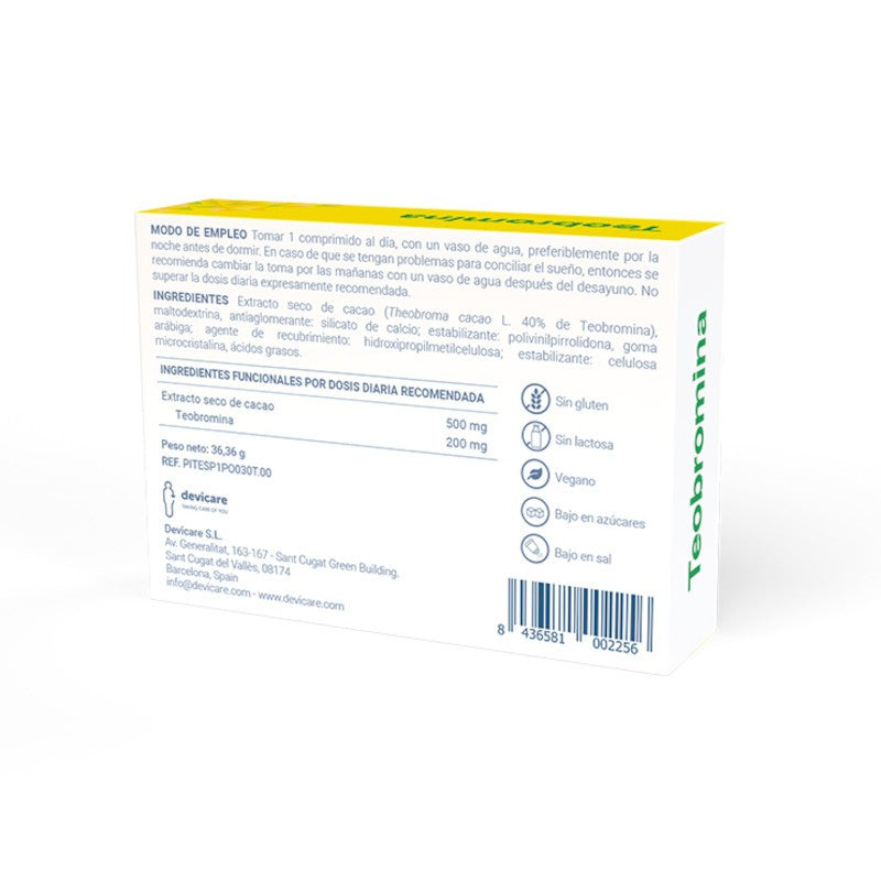 Devicare Teobromina 30 Comprimidos-2