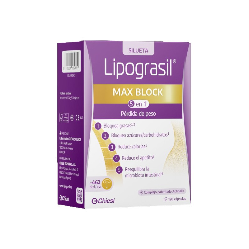 Lipograsil Max Block 5 en1 120 cápsulas-1