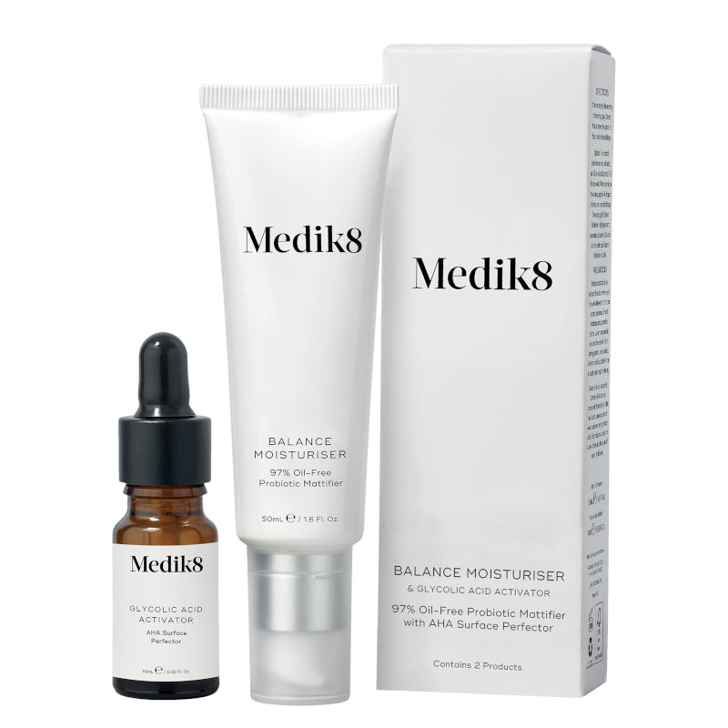 Medik8 Balance Moisturiser 50 ml & Glycolic Acid Activator 10 ml-1
