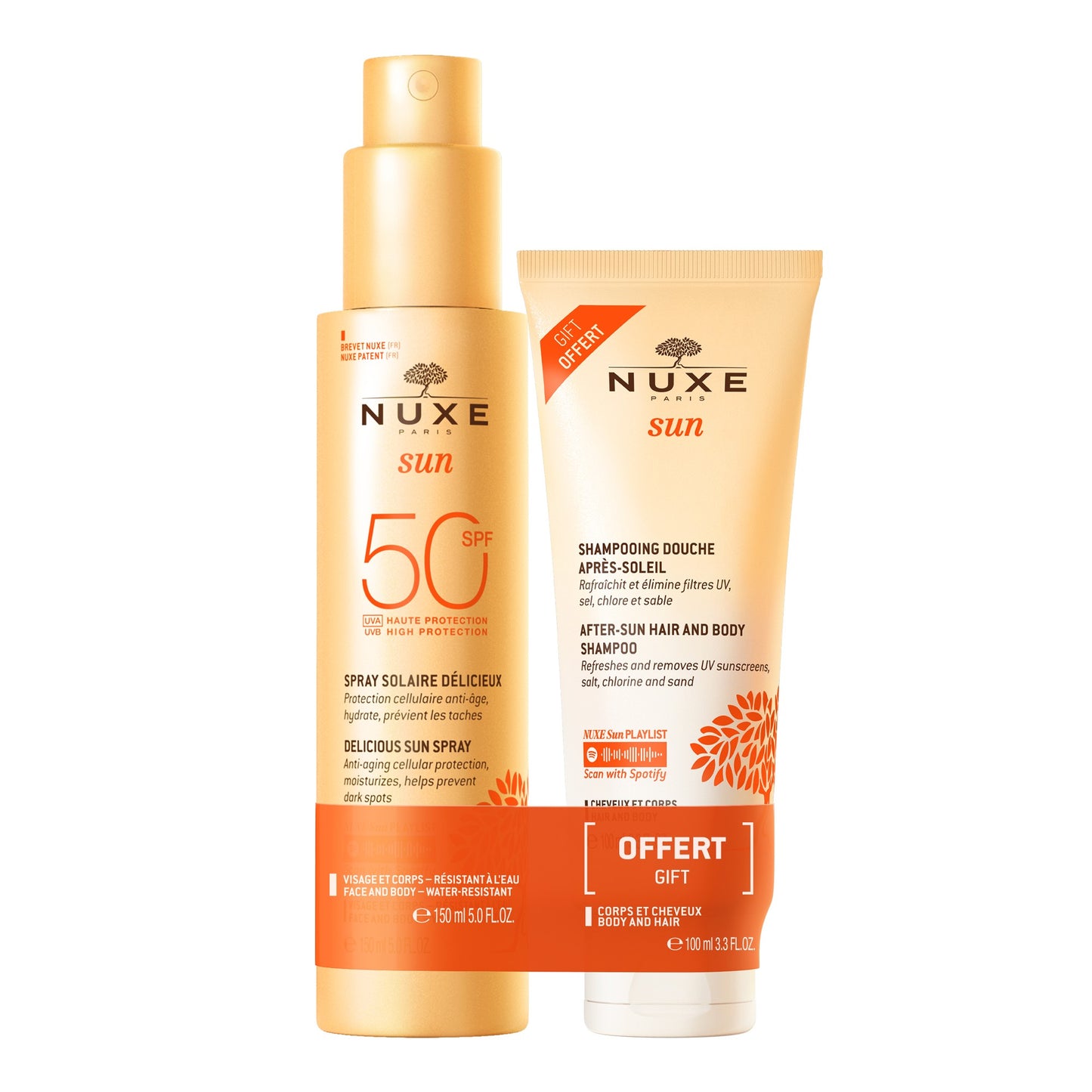 Nuxe Sun Spray Solar Delicioso SPF 50+ Champú After Sun 100ml DE REGALO-1