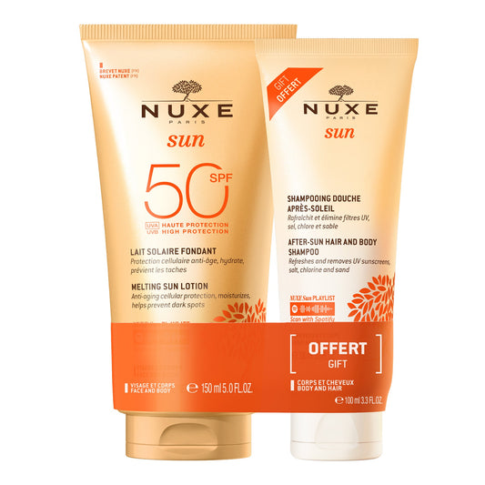 Nuxe Sun Leche Solar Fundente SPF 50+ Champú After Sun 100ml DE REGALO-1