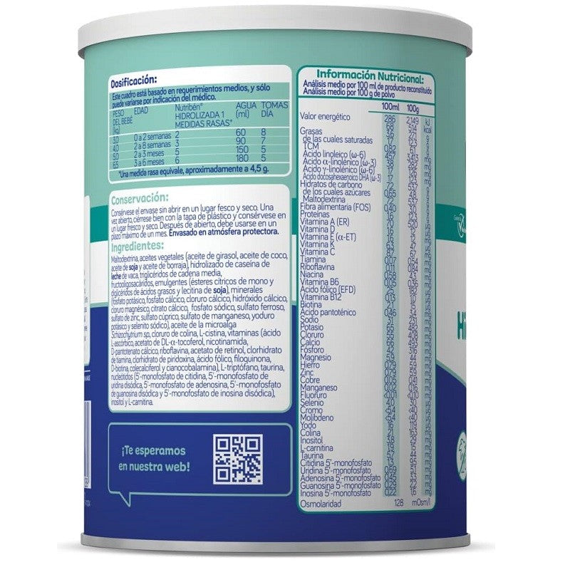 NUTRIBEN Hidrolizada 1 de 0 a 6 meses 400 gr-3