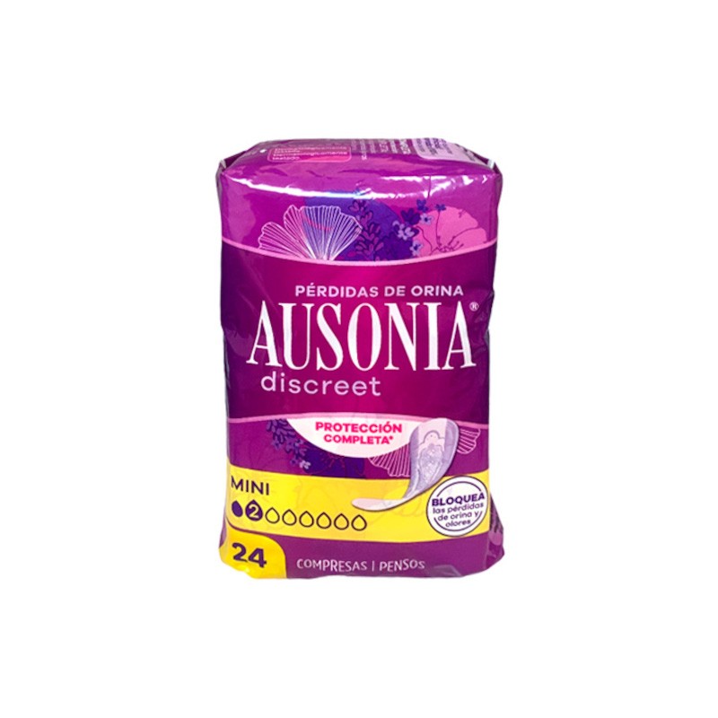 AUSONIA Discreet Mini Compresa 24 Unidades-1