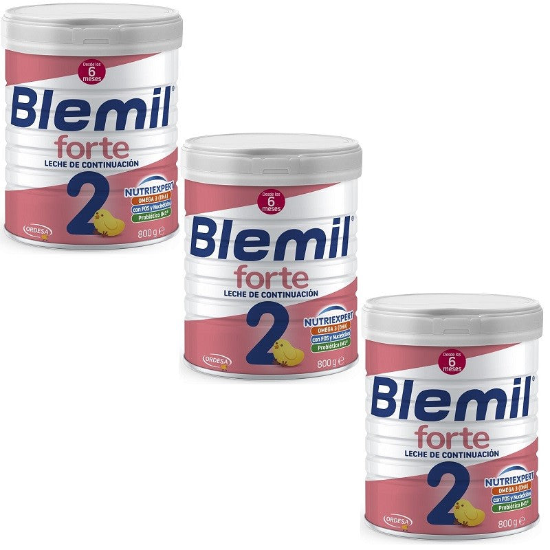 PACK BLEMIL Plus 2 Forte Leche de Continuación 3x800gr-1