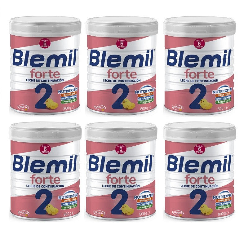 PACK BLEMIL Plus 2 Forte Leche de Continuación 6x800gr-1