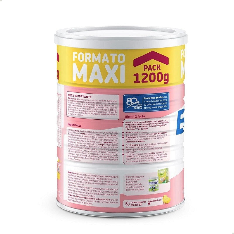 BLEMIL Plus 2 Forte Leche de Continuación 1200gr-4