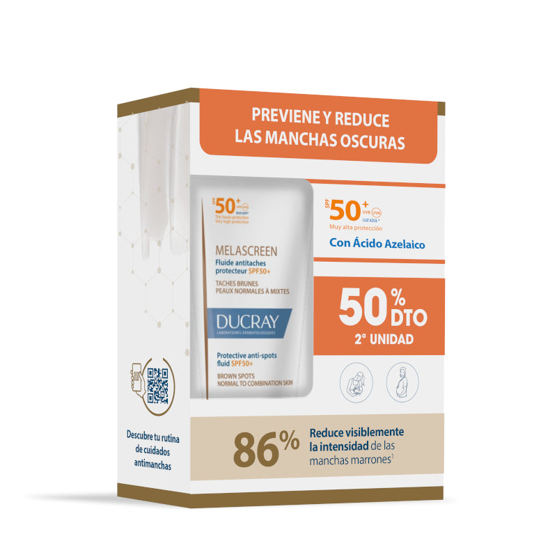 DUCRAY Pack Melascreen Fluido Spf 50+ 2ªUd 50% dcto 2x80ml-1