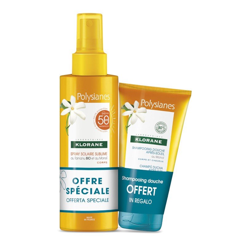 KLORANE Pack Spray 50 200Ml+Ch Ducha 75 ml REGALO-1
