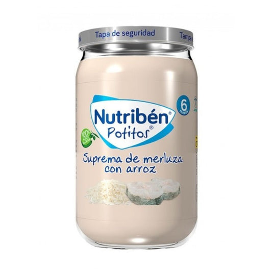 Nutriben Potito Suprema De Merluza Con Arroz 235g-1
