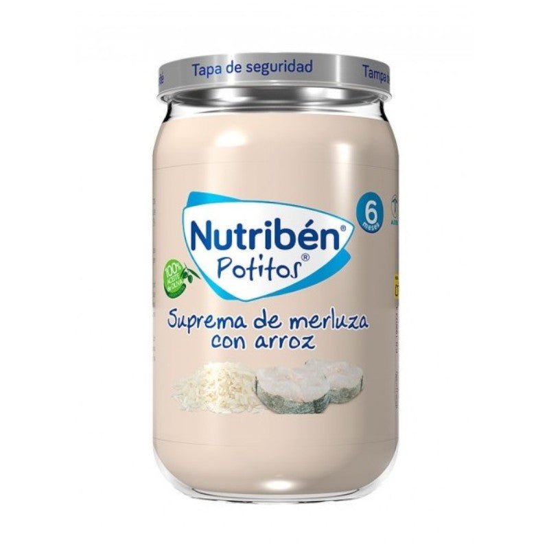 Nutriben Potito Suprema De Merluza Con Arroz 235g-1