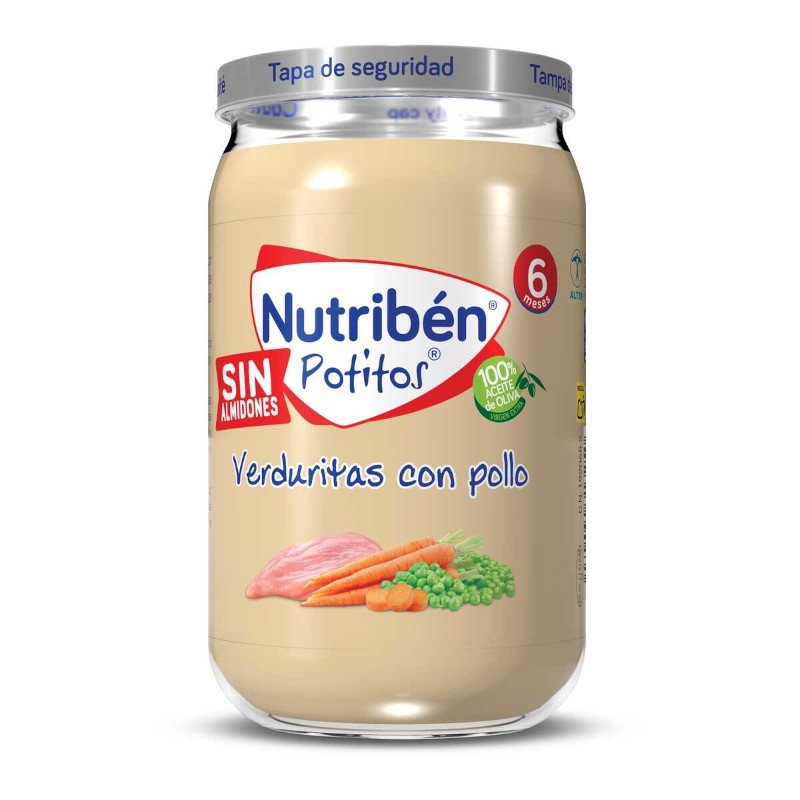 Nutribén Potito Verduritas con Pollo 6x235g-2