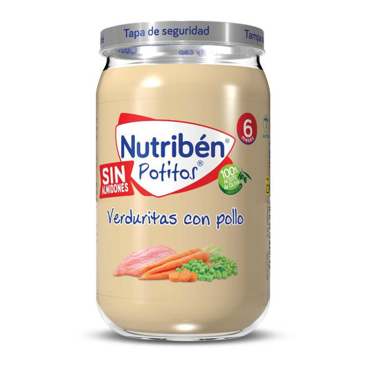 Nutribén Potito Verduritas con Pollo 235g-1