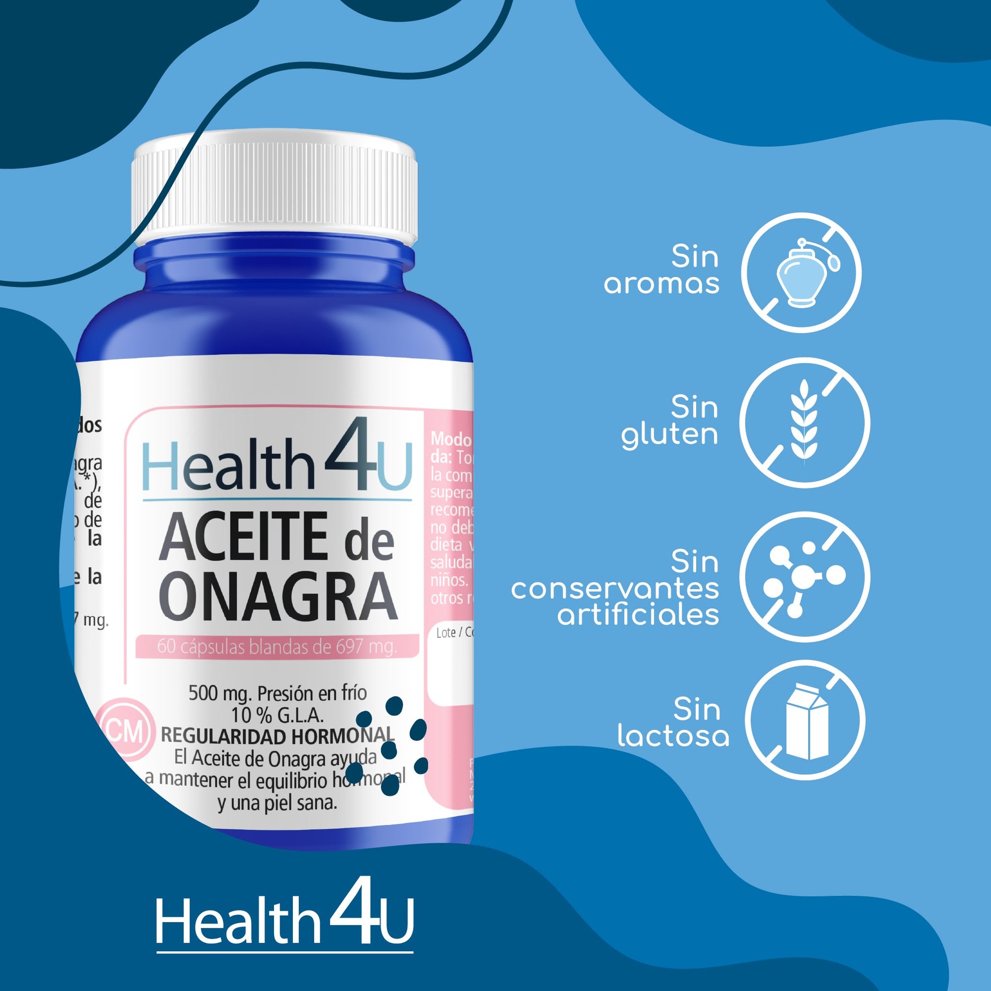 H4U Aceite de Onagra 60 cápsulas blandas-2