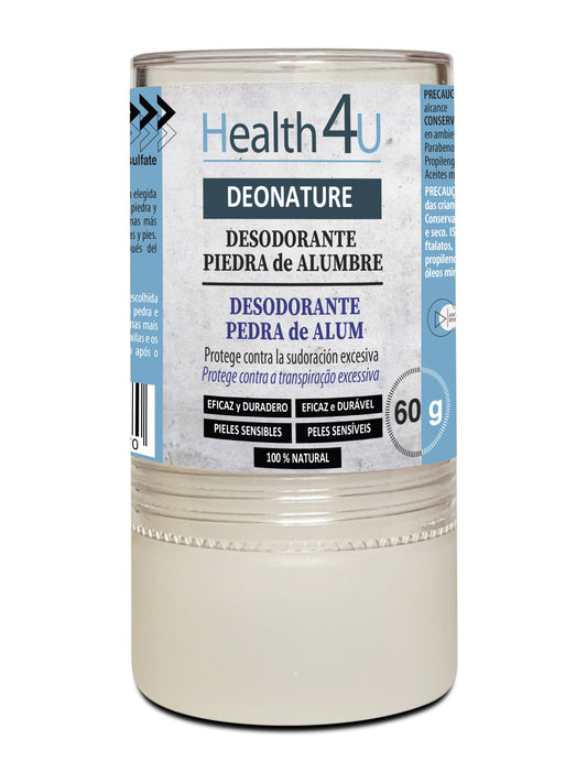 H4U DEONATURE Desodorante Piedra de Alumbre 60 g-1