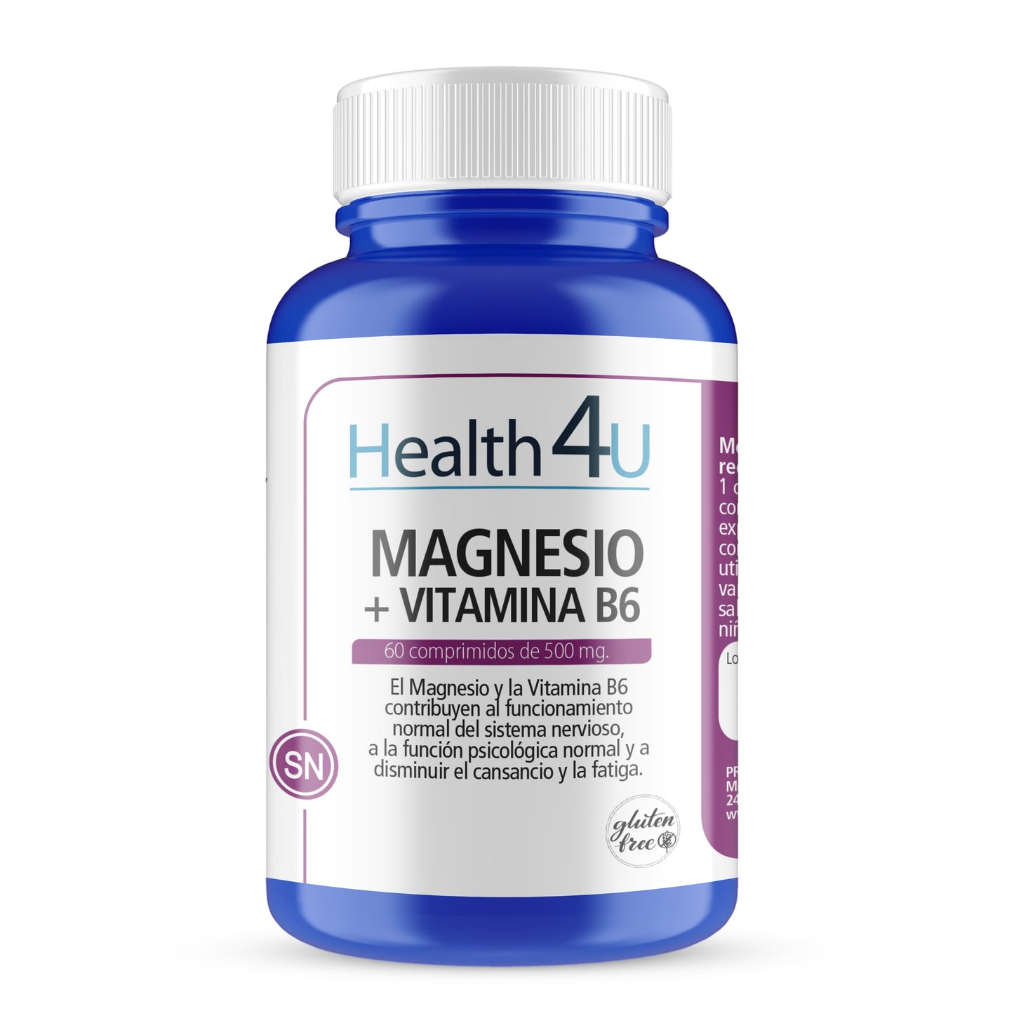 H4U Magnesio + vitamina B6 60 comprimidos-1