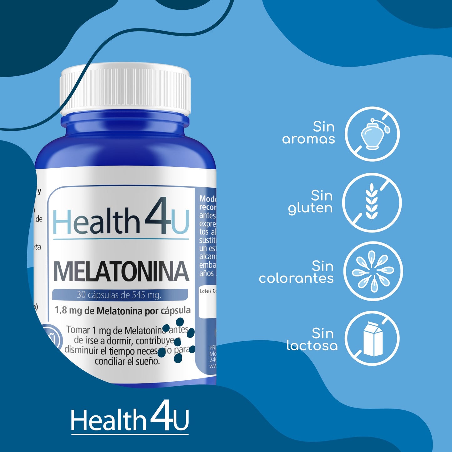 H4U Melatonina 30 cápsulas-2