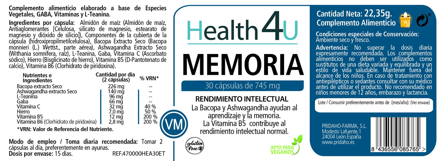 H4U Memoria 30 cápsulas-2