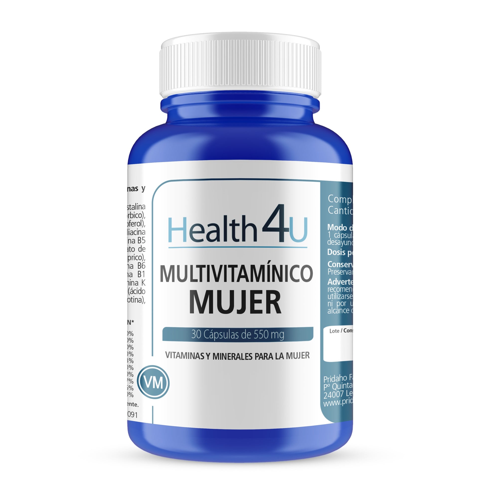 H4U Multivitamínico mujer 30 cápsulas-1