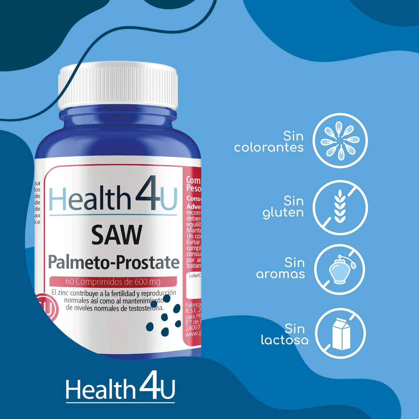 H4U Saw Palmeto-Prostate 60 comprimidos -2