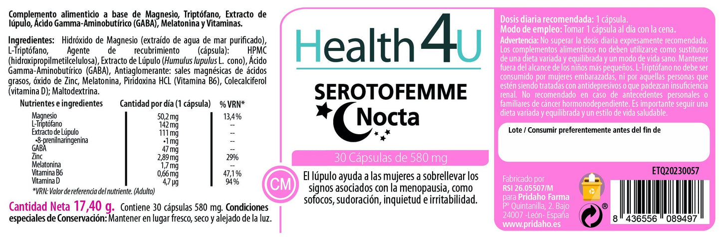 H4U Serotofemme Nocta 30 cápsulas-2