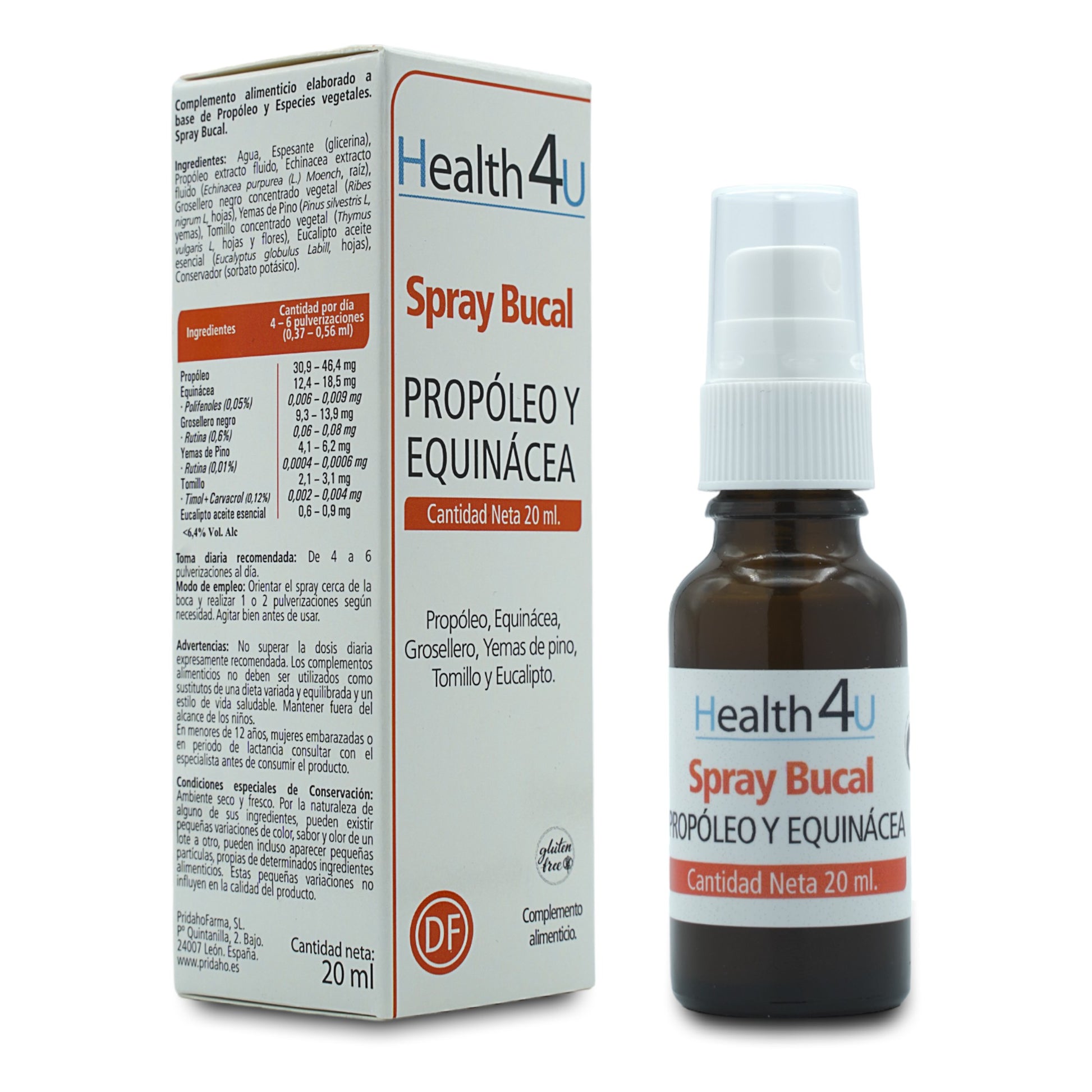 H4U Spray bucal propóleo y equinácea 20 ml-2