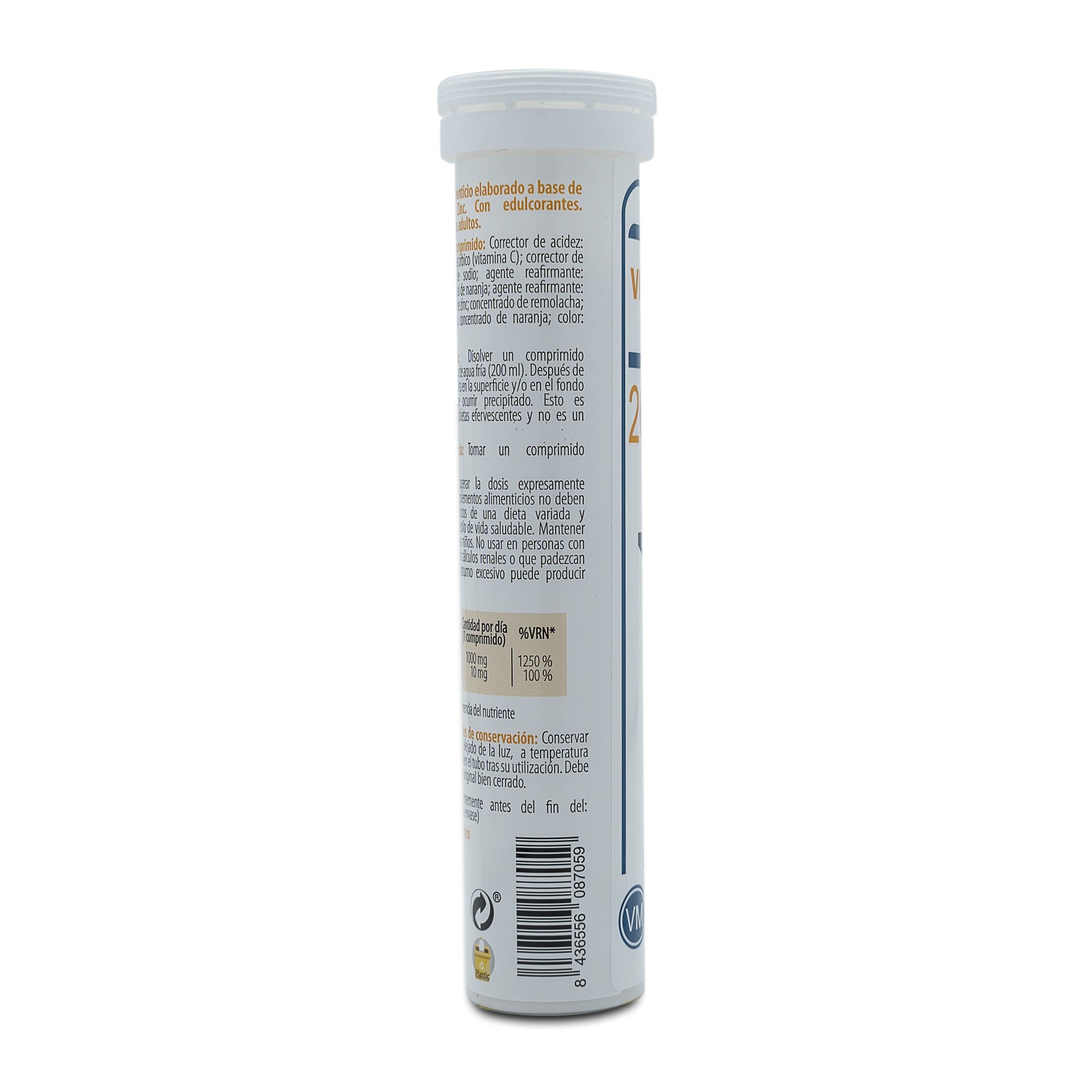 H4U Vitamina C + Zinc 20 comprimidos efervescentes sabor naranja-2