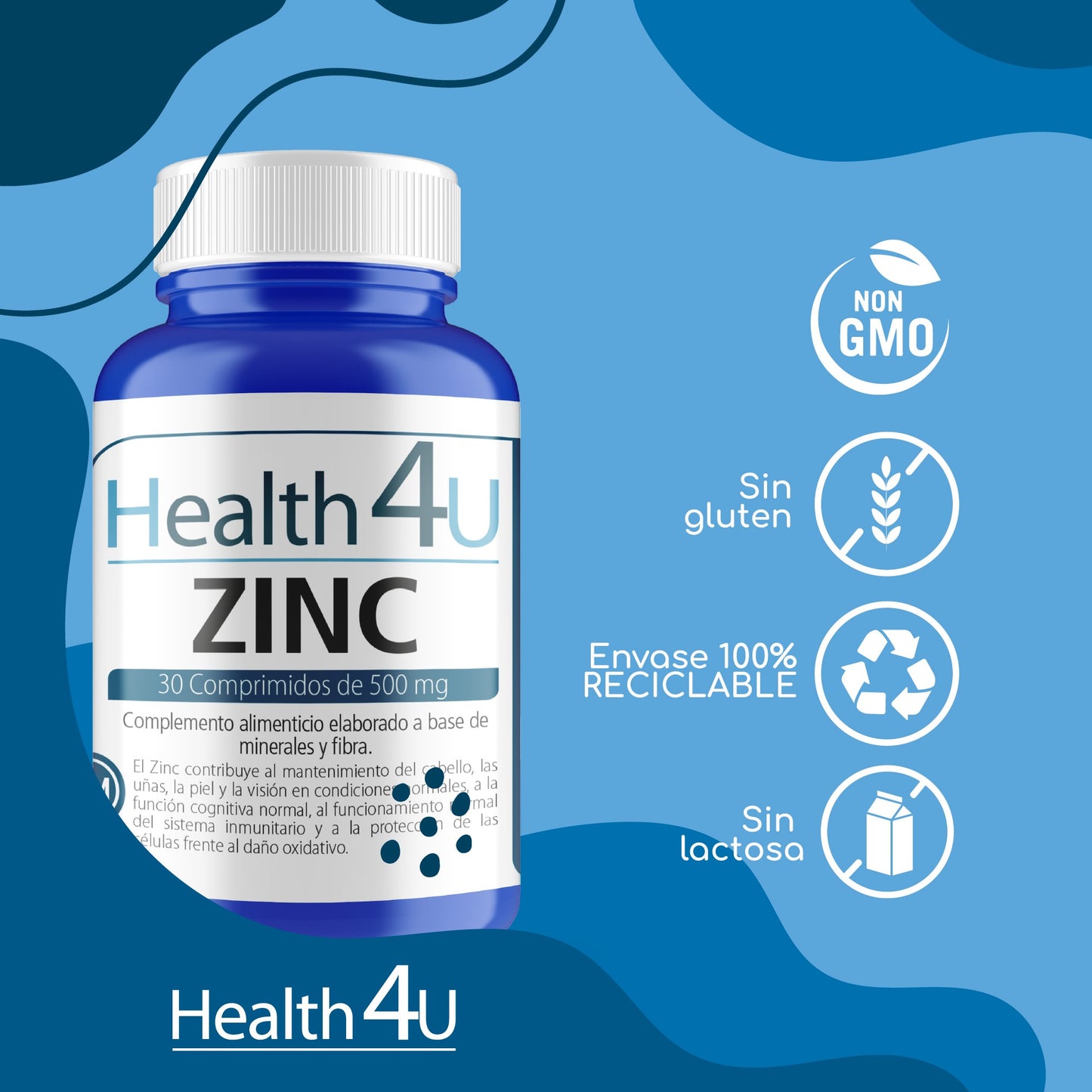 H4U Zinc 30 comprimidos-2
