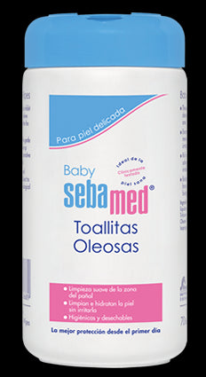 SEBAMED Baby Toallitas Oleosas 70 Unidades-1