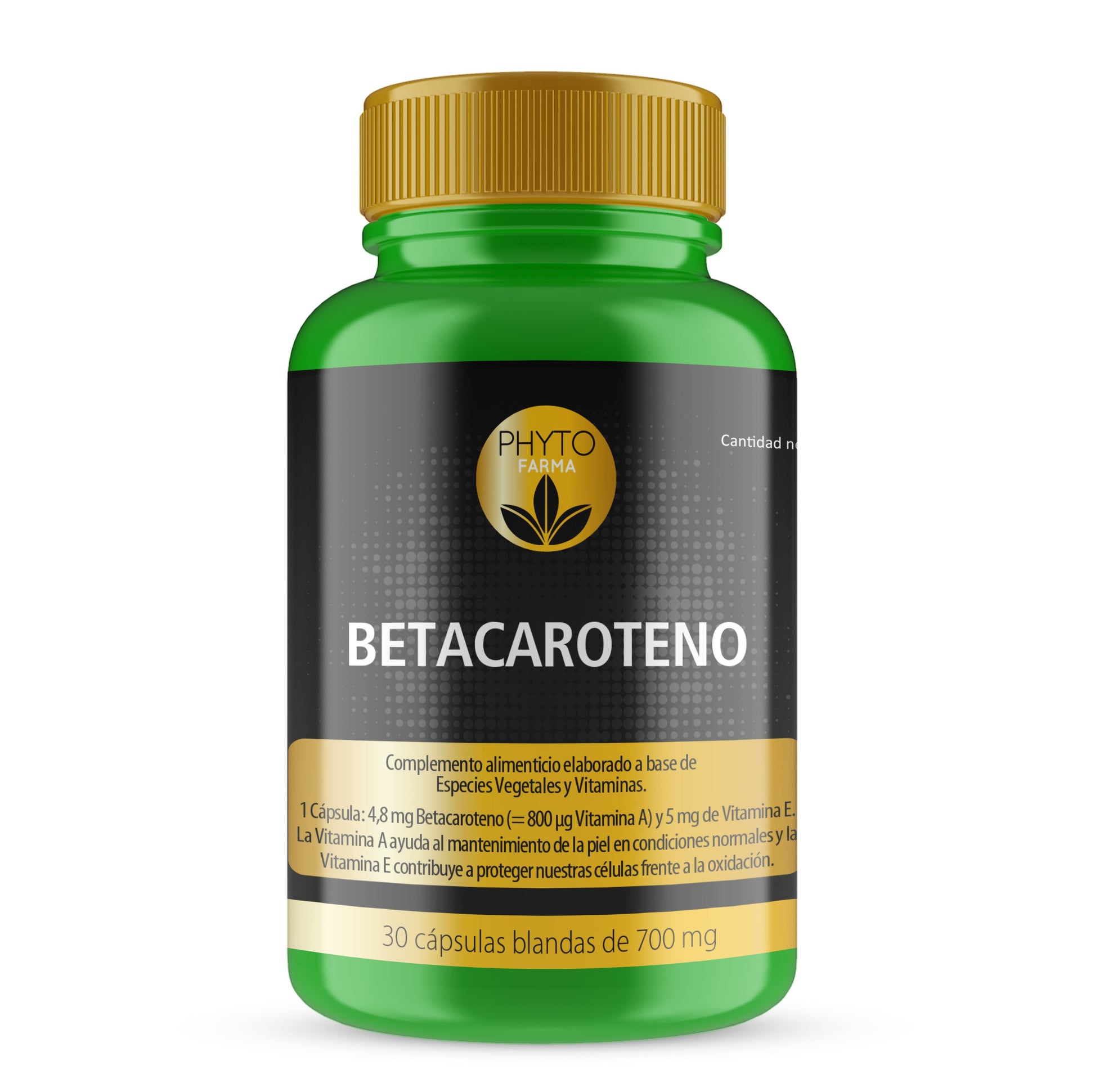 PHYTOFARMA Betacaroteno 30 cápsulas blandas-1