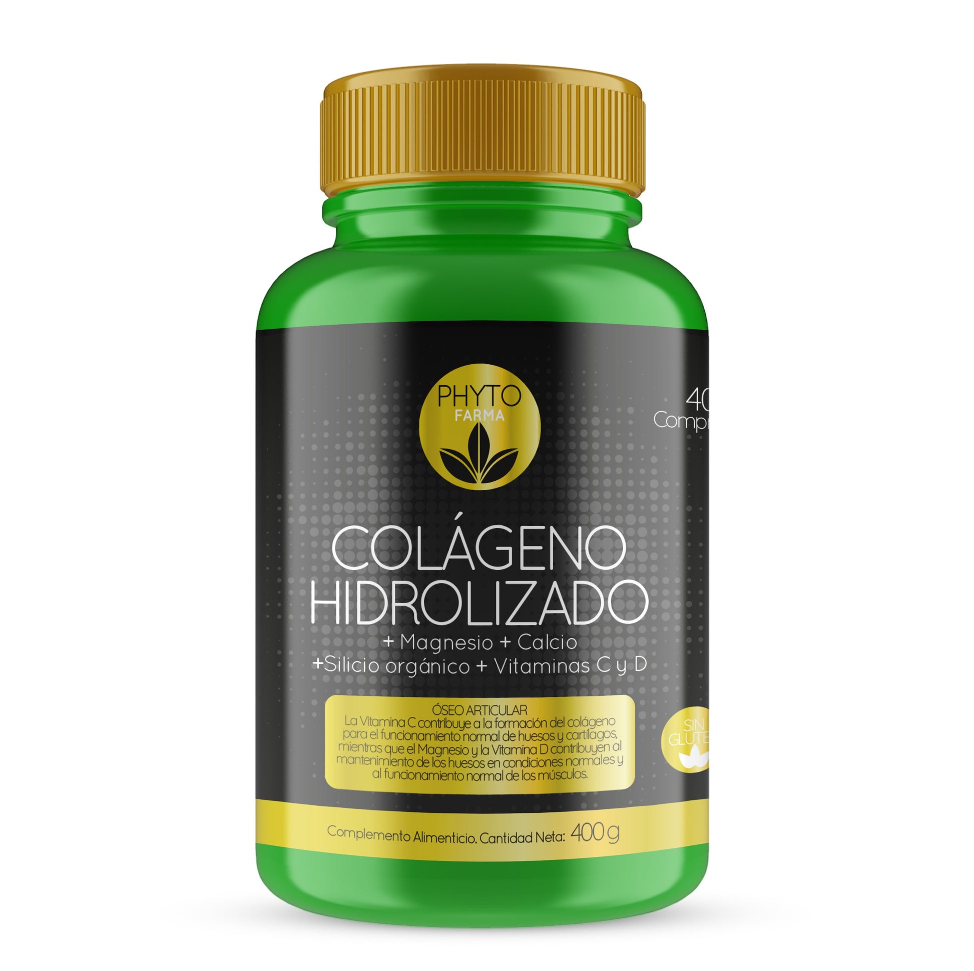 PHYTOFARMA Colágeno Hidrolizado 400 comprimidos-1