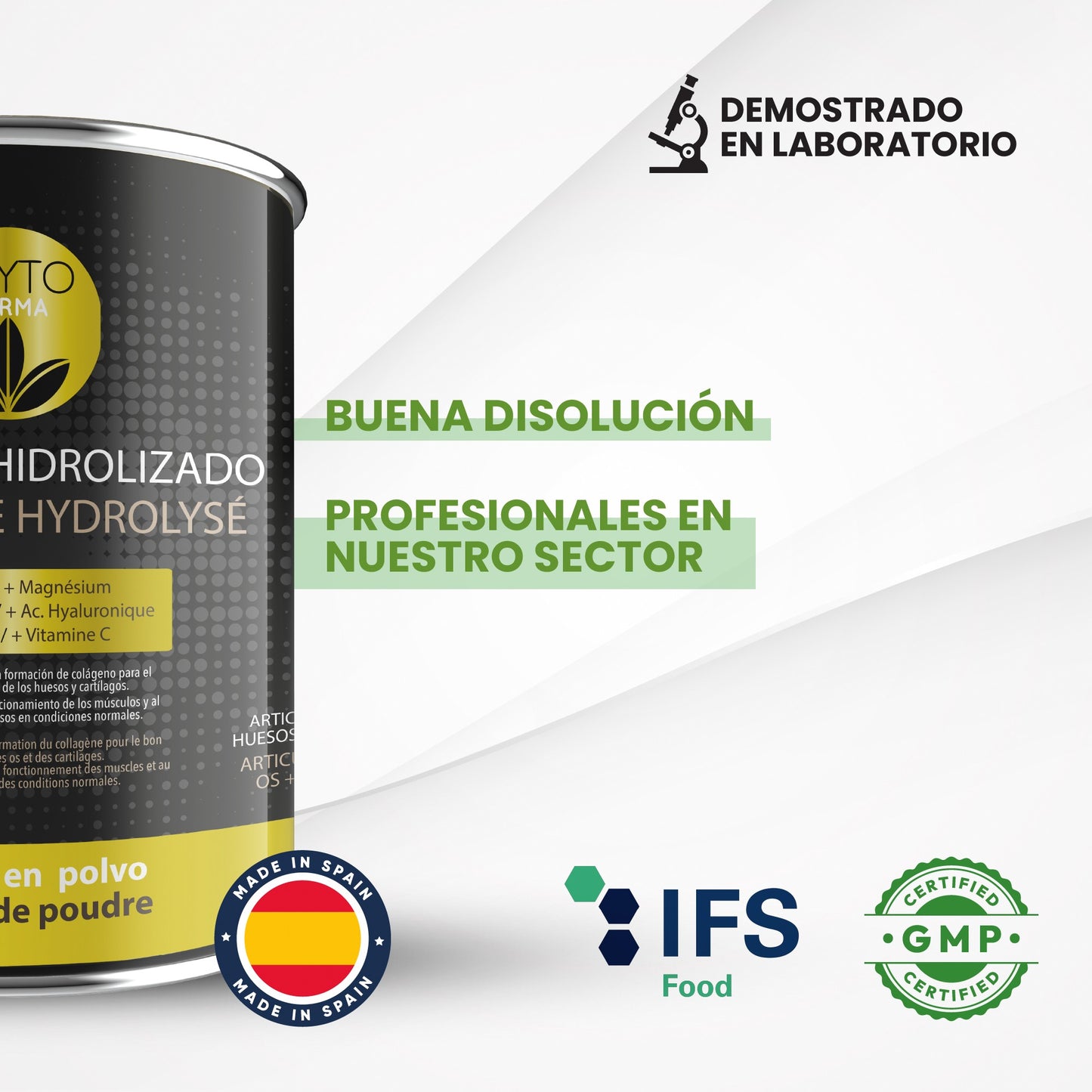 PHYTOFARMA Colágeno Hidrolizado en polvo 360 gr-4