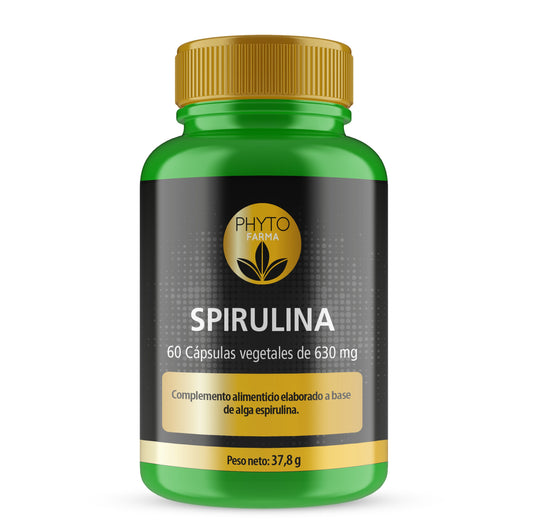 PHYTOFARMA Spirulina 60 cápsulas vegetales-1