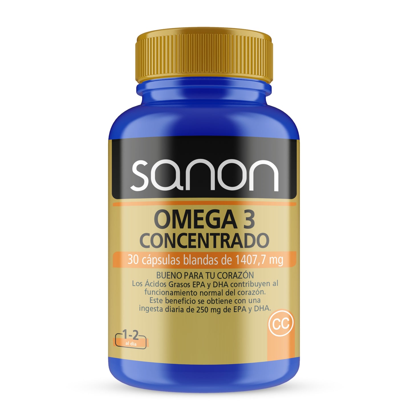 SANON Omega 3 Concentrado 30 cápsulas blandas-1