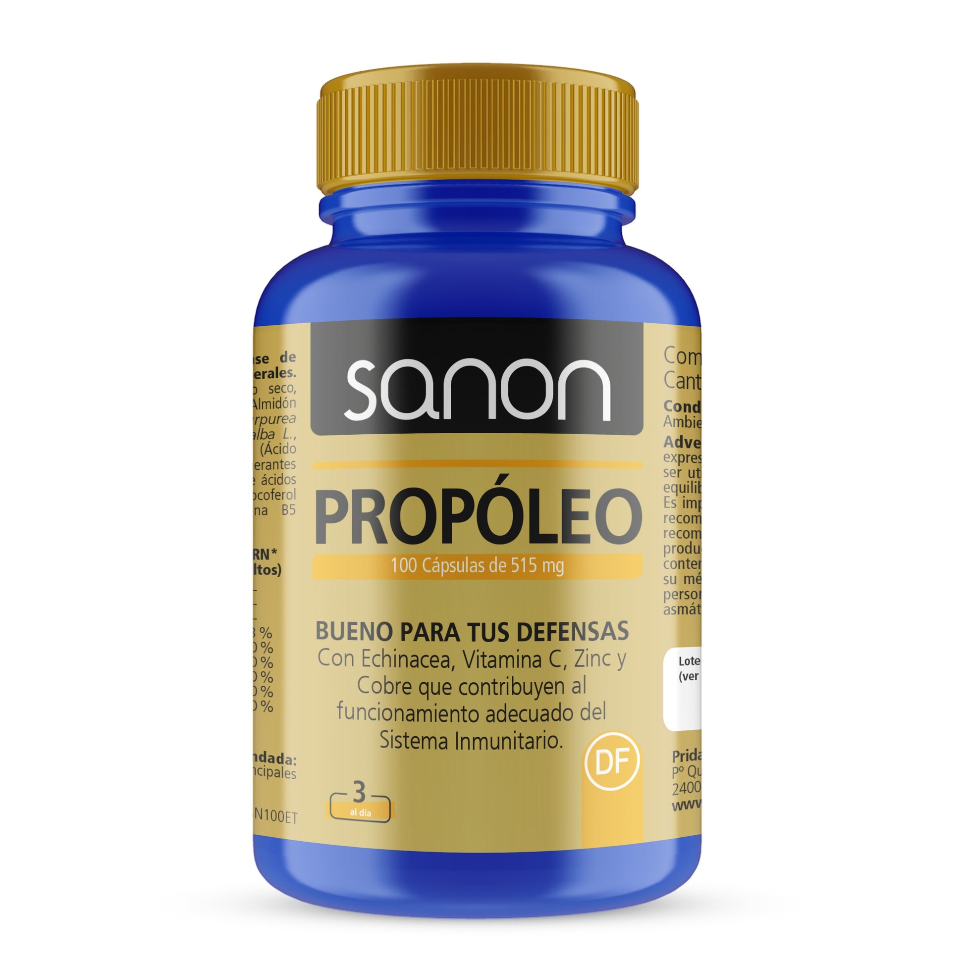SANON Propóleo 120 cápsulas-1