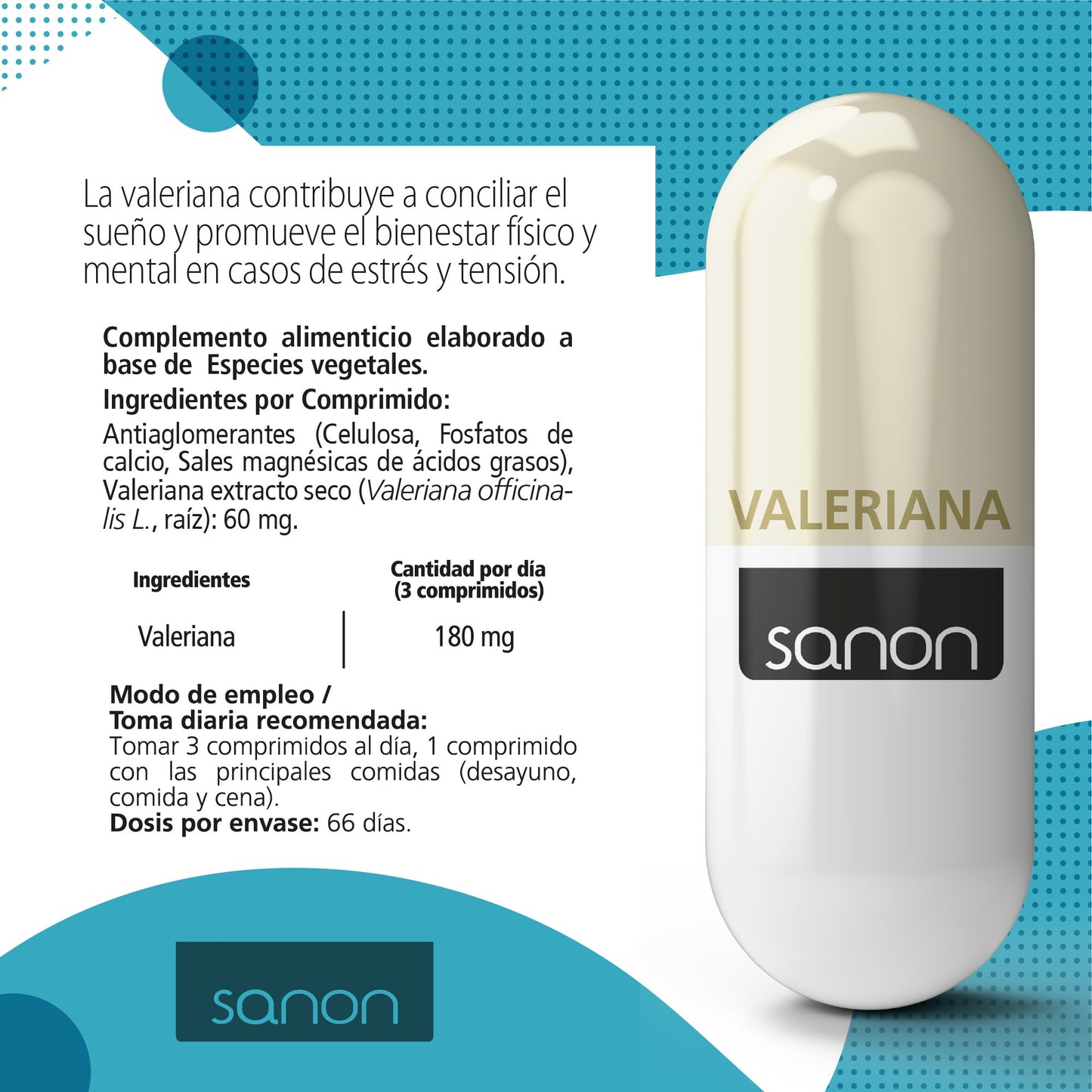 SANON Valeriana 200 comprimidos-3