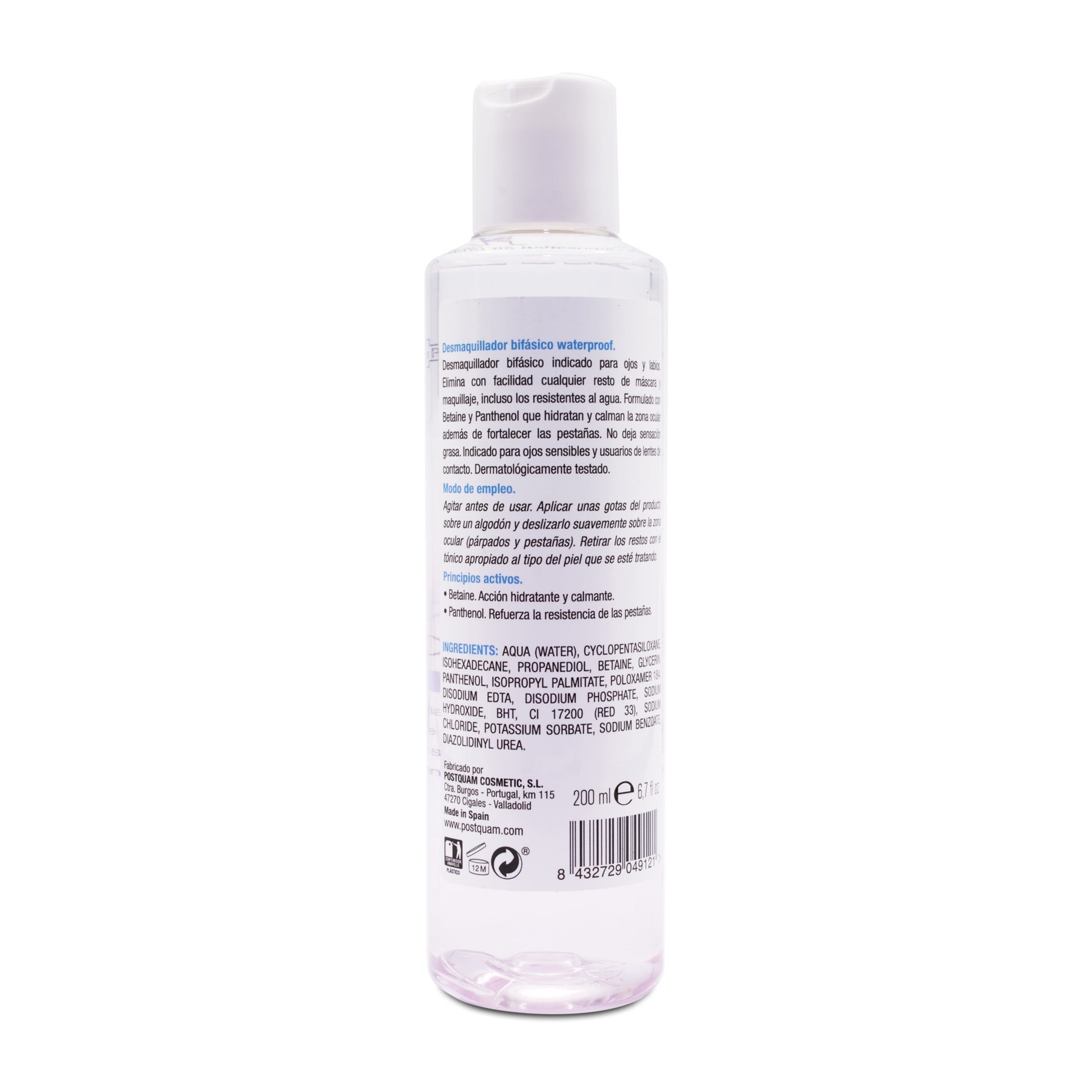 XENSIUM Desmaquillador Bi-Fase Waterproof 200 ml-2