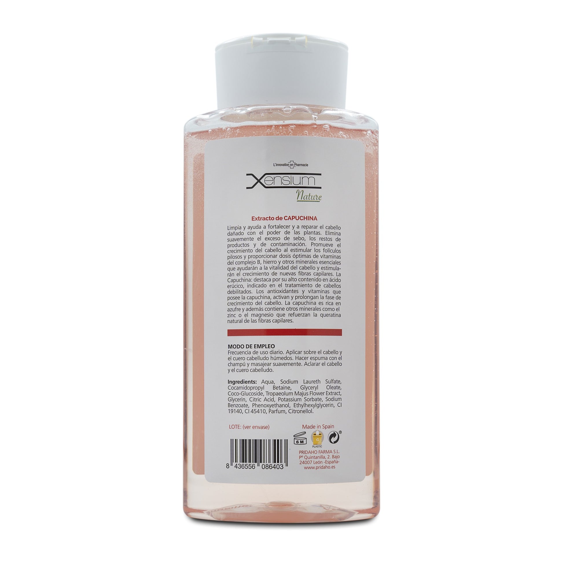 XENSIUM Nature Champú extracto de Capuchina 500 ml-2